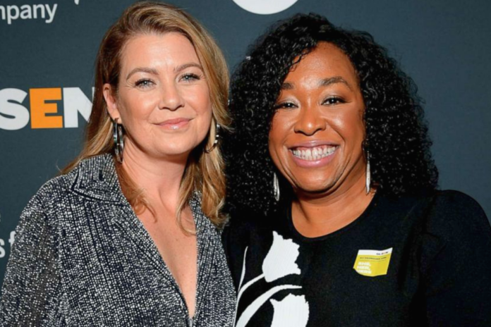 Ellen Pompeo and Shonda Rhimes in 2018.Credit: Emma McIntyre/Getty