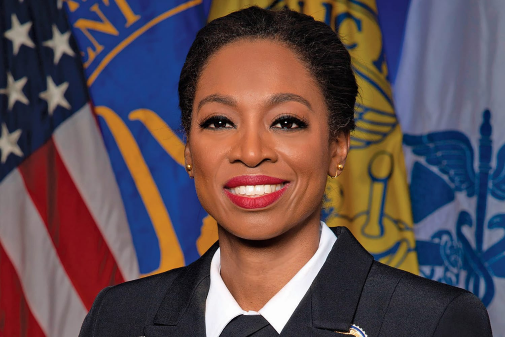 Rear Adm. Erica G. Schwartz was deputy surgeon general during President Donald Trump's first term. Department of Health and Human Services