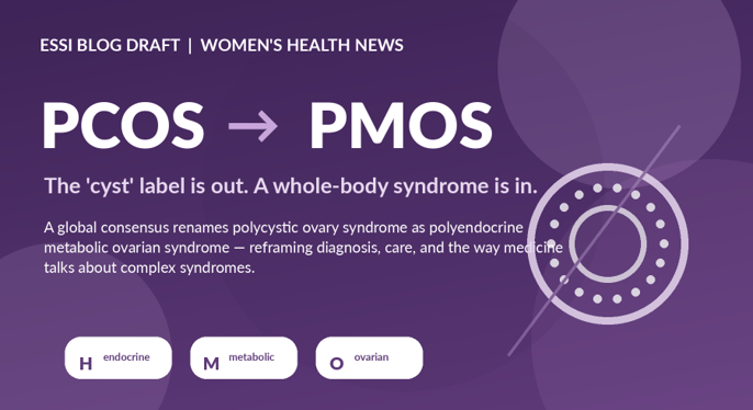 PCOS Is Now PMOS: Why the Name Change Matters for Millions