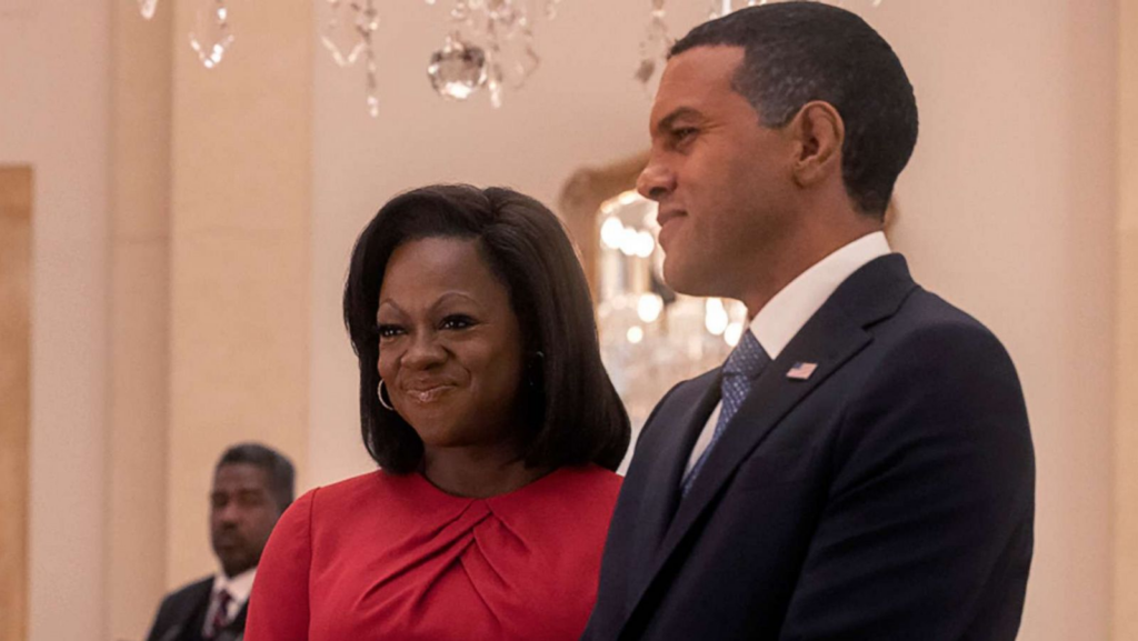 Viola Davis as Michelle Obama and O-T Fagbenle as Barack Obama in Showtime's "The First Lady."
Jackson Lee Davis/Showtime
