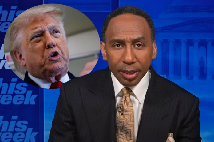 Stephen A. Smith offers choice words for Trump’s appearance at NBA Finals