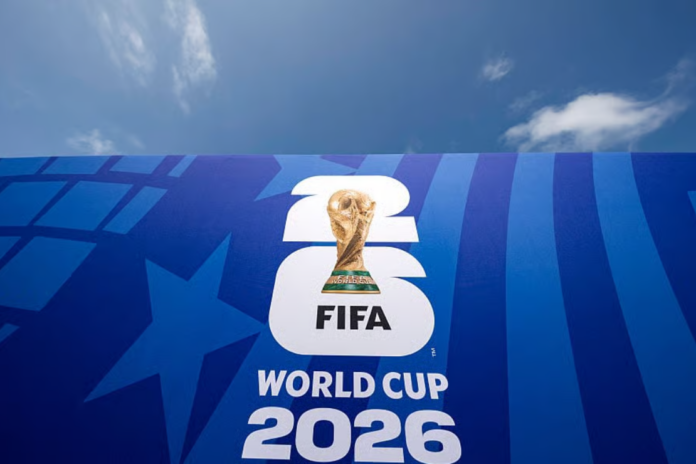 A general view of FIFA World Cup 2026 signage at Kansas City Stadium on June 08, 2026 in Kansas City, Missouri. (Photo by Jay Biggerstaff/Getty Images)Credit: Photo Jay Biggerstaff / Getty Images