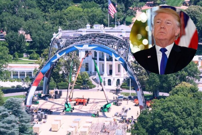 Trump Compares White House Fight Arena to Eiffel Tower, Hints It Could Become Permanent