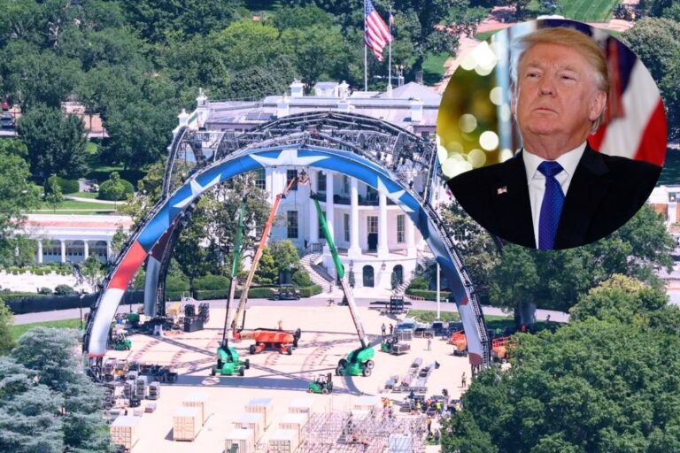 Trump Compares White House Fight Arena to Eiffel Tower, Hints It Could Become Permanent