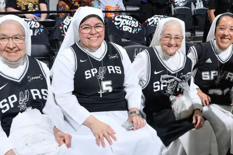 The Salesian Sisters of St. John Bosco have become unlikely stars during the Spurs’ playoff run.