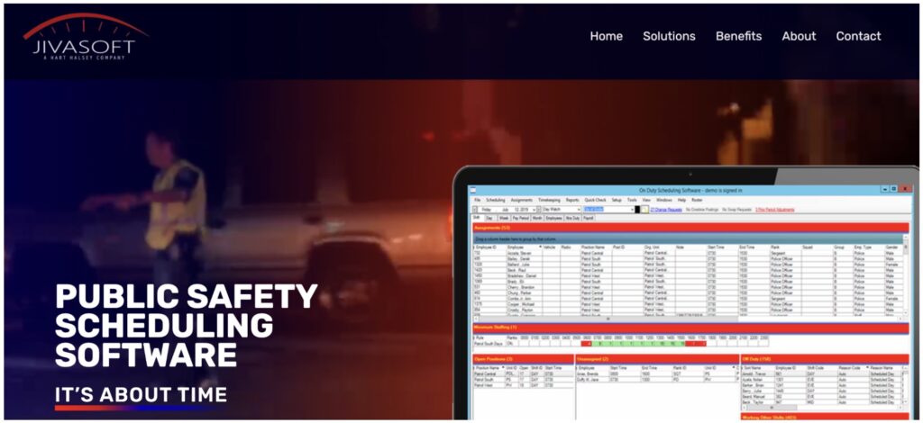 Jivasoft On-Duty Law Enforcement Scheduling Software