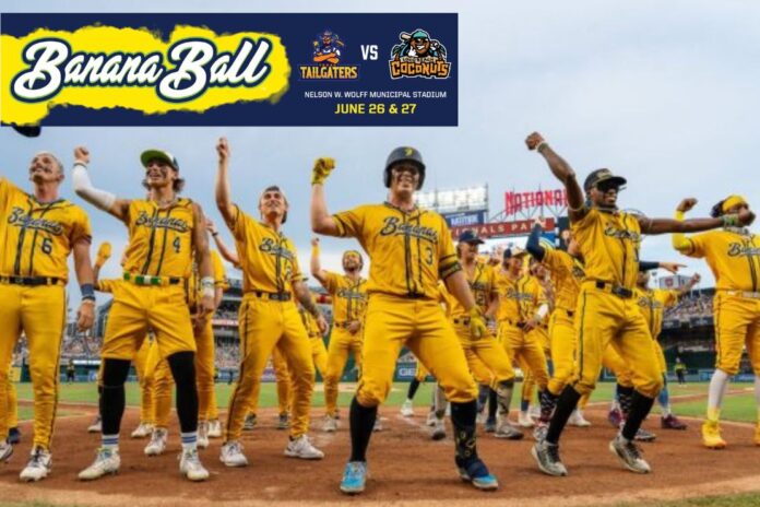 Banana Ball Returns to San Antonio This Weekend as Texas Tailgaters Face Loco Beach Coconuts
