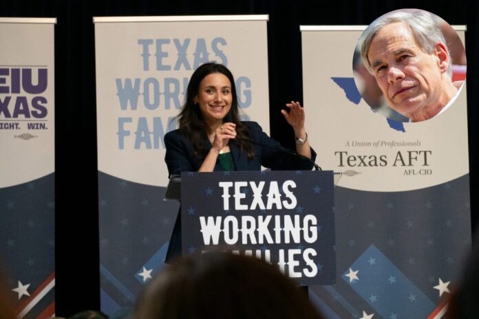 Hinojosa Targets Greg Abbott While Outlining Economic Agenda for Texas