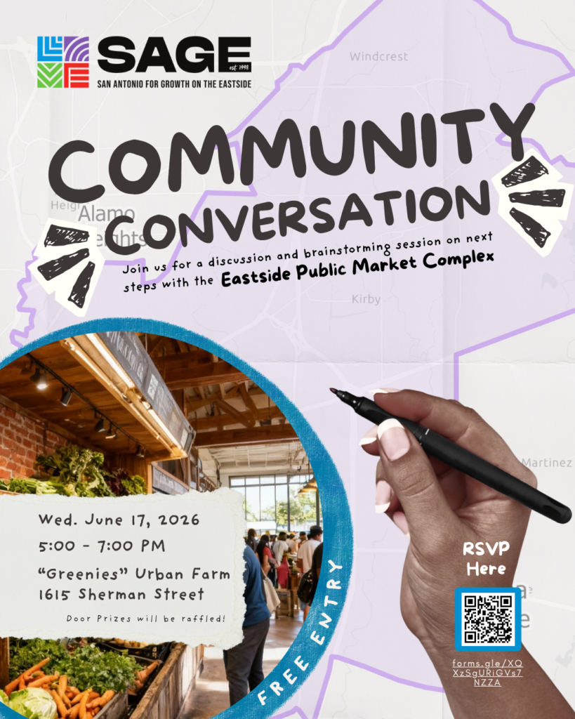 Community Conversation with SAGE (San Antonio Growth for the Eastside)