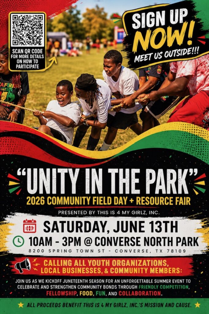 Unity in the Park returns June 13 with a community field day, resource fair, food, fun and family activities at Converse North Park.