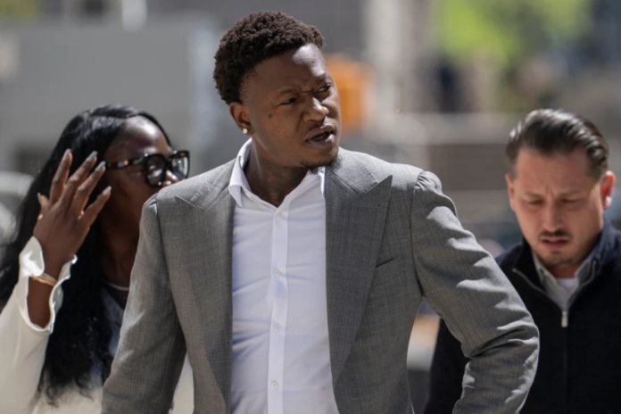 Terry Rozier arrives at Brooklyn federal court in New York on April 27. Yuki Iwamura / AP