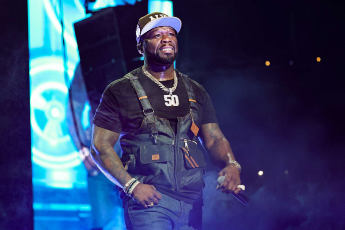 50 Cent performs in August 2023. Credit : Jamie McCarthy/Getty Images