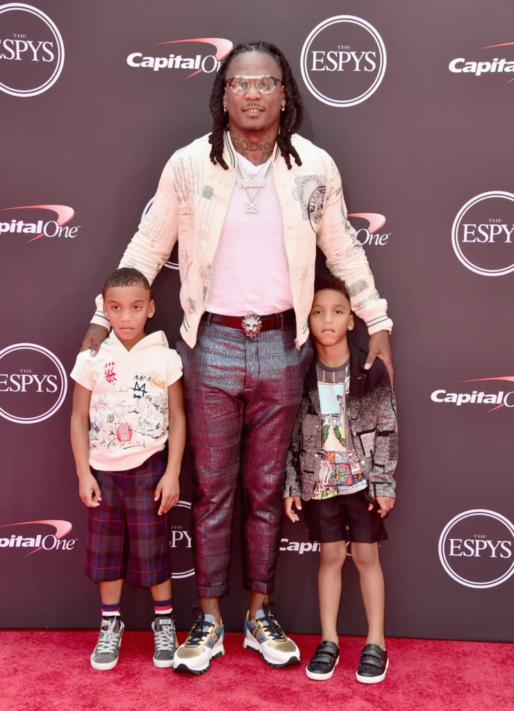 NFL player Chris Johnson (C) attends The 2018 ESPYS at Microsoft Theater on July 18, 2018 in Los Angeles, California. (Photo by Alberto E. Rodriguez/Getty Images)