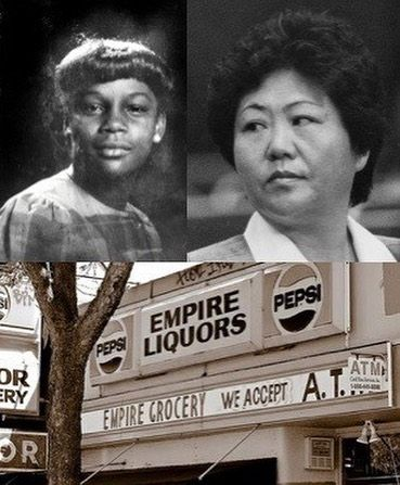 Latasha Harlins, a 15 year old Black girl who was shot and killed in 1991 by Soon Ja Du, a Korean convenience store owner in Los Angeles.