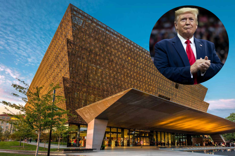 Trump supporters took shelter in the African American History Museum during the July 4 storm. The internet had thoughts.