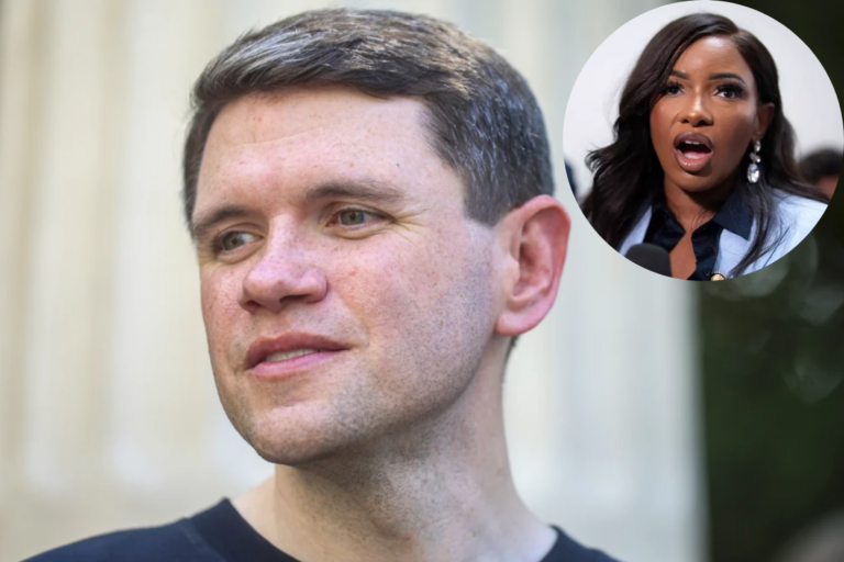 ames Talarico defends Jasmine Crockett while campaigning for the U.S. Senate in Texas