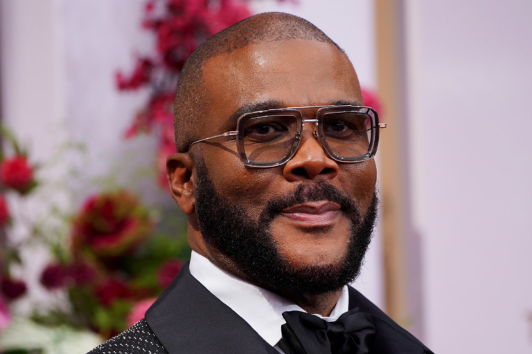 Tyler Perry arrives at the BET Awards on 9 June at the Peacock Theater in Los Angeles. Photograph: Jordan Strauss/Invision/AP
