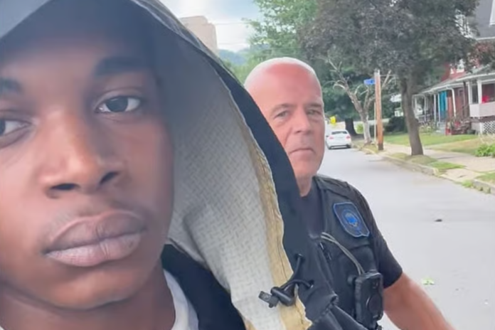 father reflects on son’s first police stop after viral video sparks debateScreenshot from IG: Jessie Lopez (@nourriddene39)