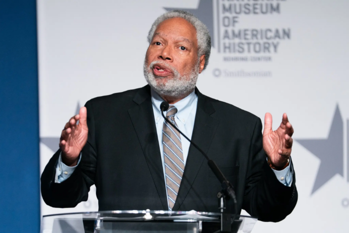 Secretary Lonnie G. Bunch III has tried not to antagonize President Trump while holding fast to what he says is the Smithsonian’s mission to present a full account of American history.Credit...Allison Robbert/Associated Press