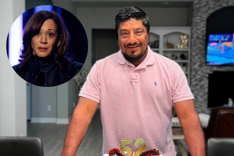 Lorenzo Salgado Araujo, a Mexican motorist who was fatally shot by an ICE agent during a vehicle stop in Houston, stands behind a birthday cake in an unknown location in this this picture obtained from social media, released July 8, 2026. Ronaldo Salgado via Reuters