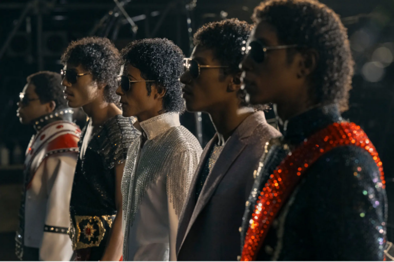 On Sunday, the Michael Jackson biopic “Michael” became Lionsgate’s first movie to cross $1 billion at the global box office.Credit...Glen Wilson/Lionsgate