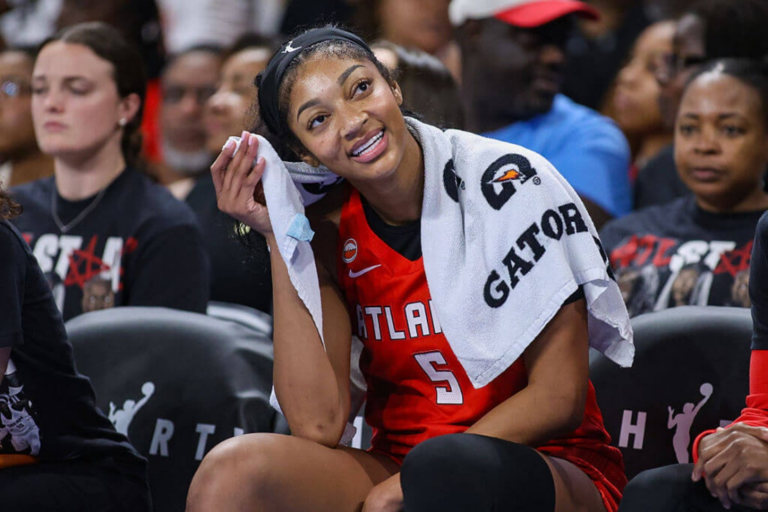 Angel Reese addressed the remark made by Toronto Tempo coach Sandy Brondello ahead of Sunday's game. Brett Davis / Getty Images