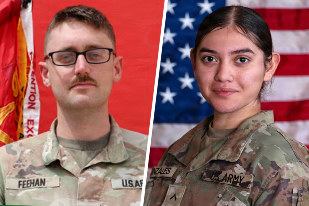 1st Lt. Tyler James Feehan, 25, of Ewa Beach, Hawaii, and Pvt. Isabella Gonzales, 19, of Carrollton, Texas.U.S. Army