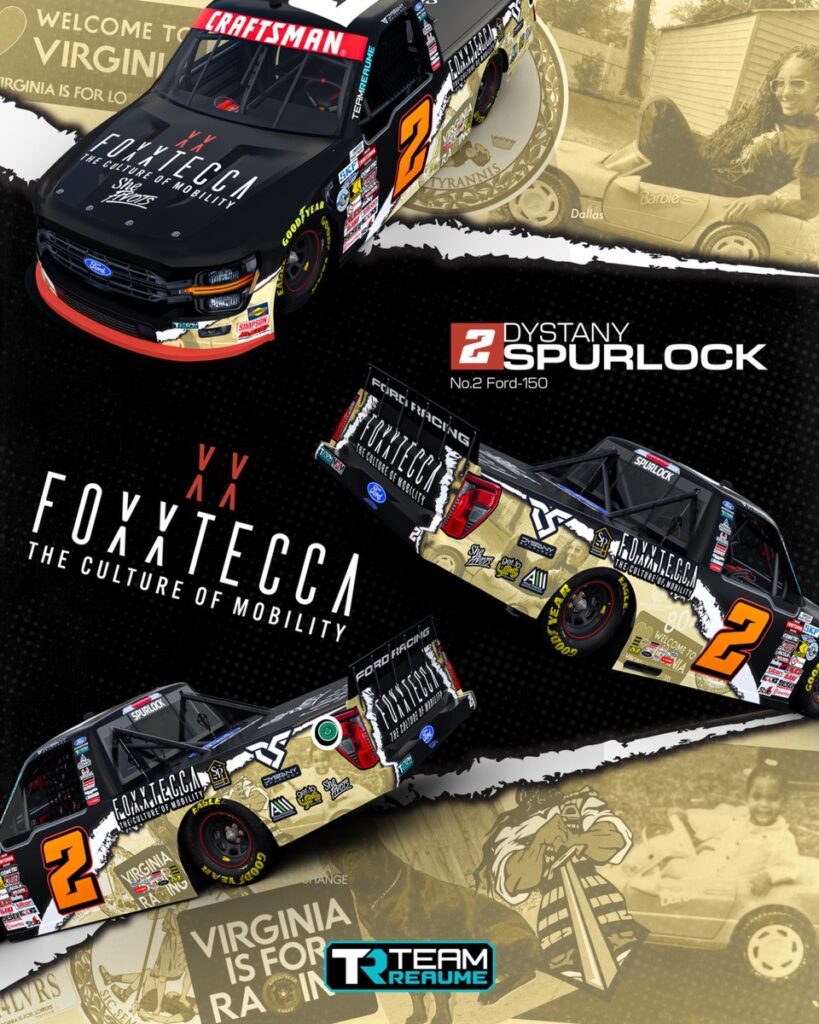 Dystany Spurlock will attempt to qualify for Friday’s NASCAR Truck Series race at Richmond Raceway.