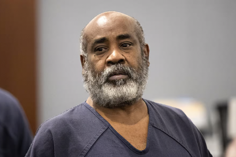 Duane “Keffe D” Davis arrives at Clark County District Court in Las Vegas on Nov. 7, 2023. (Steve Marcus/Las Vegas Sun via AP, File)