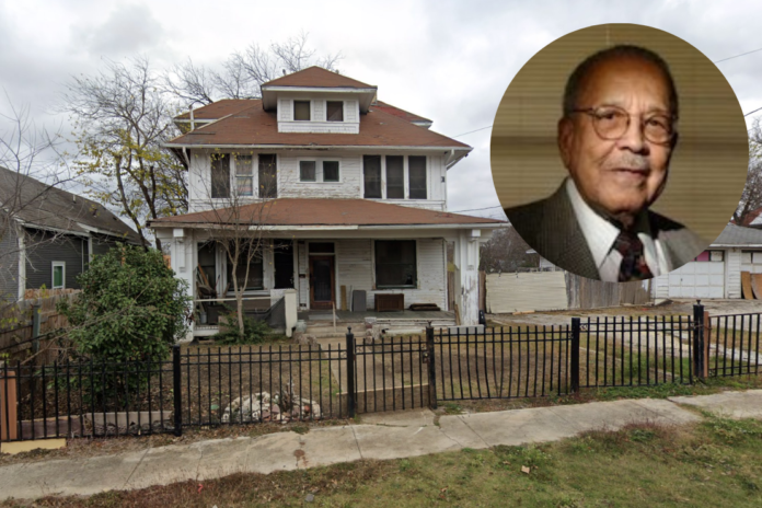 The longtime Wyoming Street home of civil rights leader Rev. Claude Black Jr. on San Antonio’s East Side. Black spent decades advocating for voting rights, racial equality and investment in the city’s Black community.
