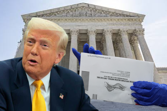 The Supreme Court opened the door for the Trump administration to move forward with parts of its mail-in voting restrictions, setting up more legal battles just weeks before states begin sending midterm ballots.