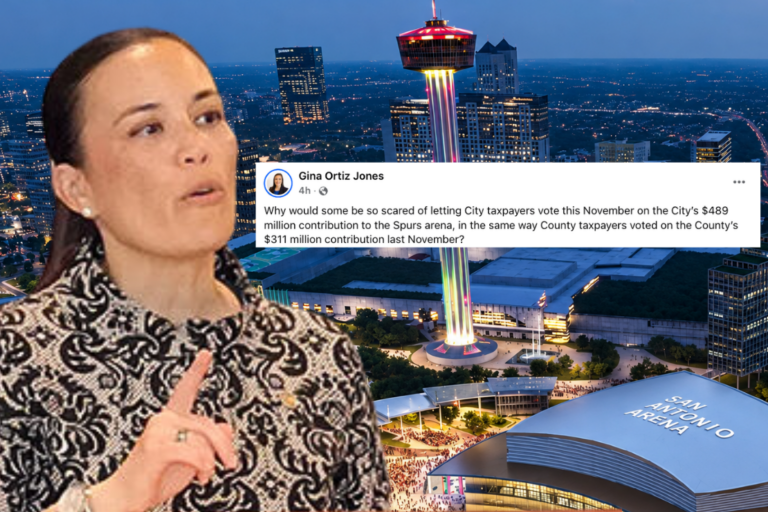 Mayor Gina Ortiz Jones is renewing her push for a citywide vote on San Antonio’s $489 million contribution to the proposed Spurs arena, asking why critics are “so scared” to let city taxpayers decide.
