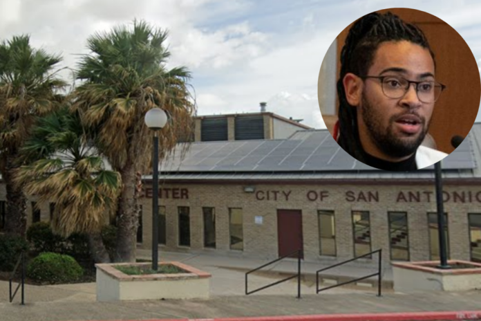 San Antonio City Council District 2’s field office at the Barbara Jordan Community Center, where gunfire erupted nearby following an altercation on Aug. 6, 2026.