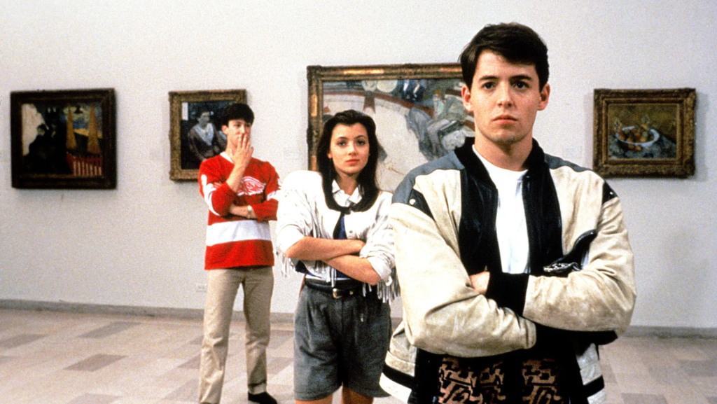 From left: Alan Ruck, Mia Sara and Matthew Broderick in 'Ferris Bueller's Day Off' Paramount/Courtesy Everett Collection