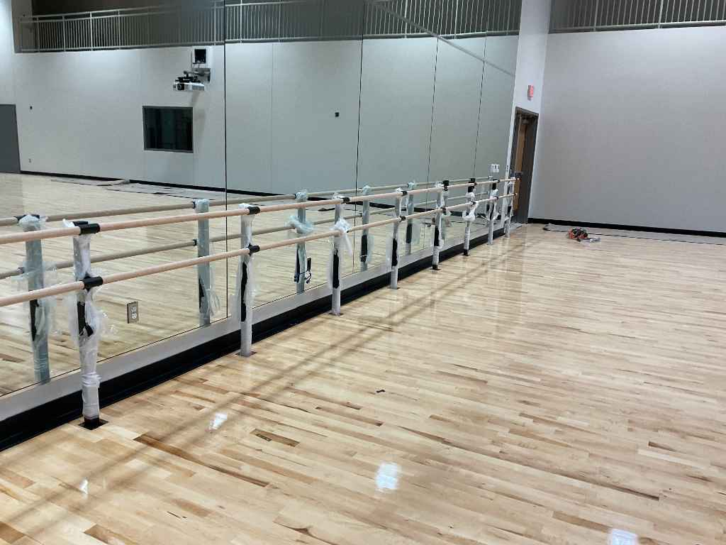 Sam Houston High School expanded dance studio nearing completion before the 2026-27 school year