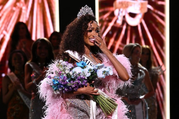 Miss Virginia USA 2026 Justus Kelley is crowned Miss USA 2026 onstage during the 2026 Miss USA Final Competition & Coronation at Adrienne Arsht Center for the Performing Arts on August 27, 2026 in Miami, Florida. (Photo by Ivan Apfel/Getty Images)Credit: Photo Ivan Apfel / Getty Images